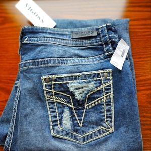 NWT! VIGOSS Boot Cut Jeans. Heritage Fit. Mid Rise. Women's Size 16.